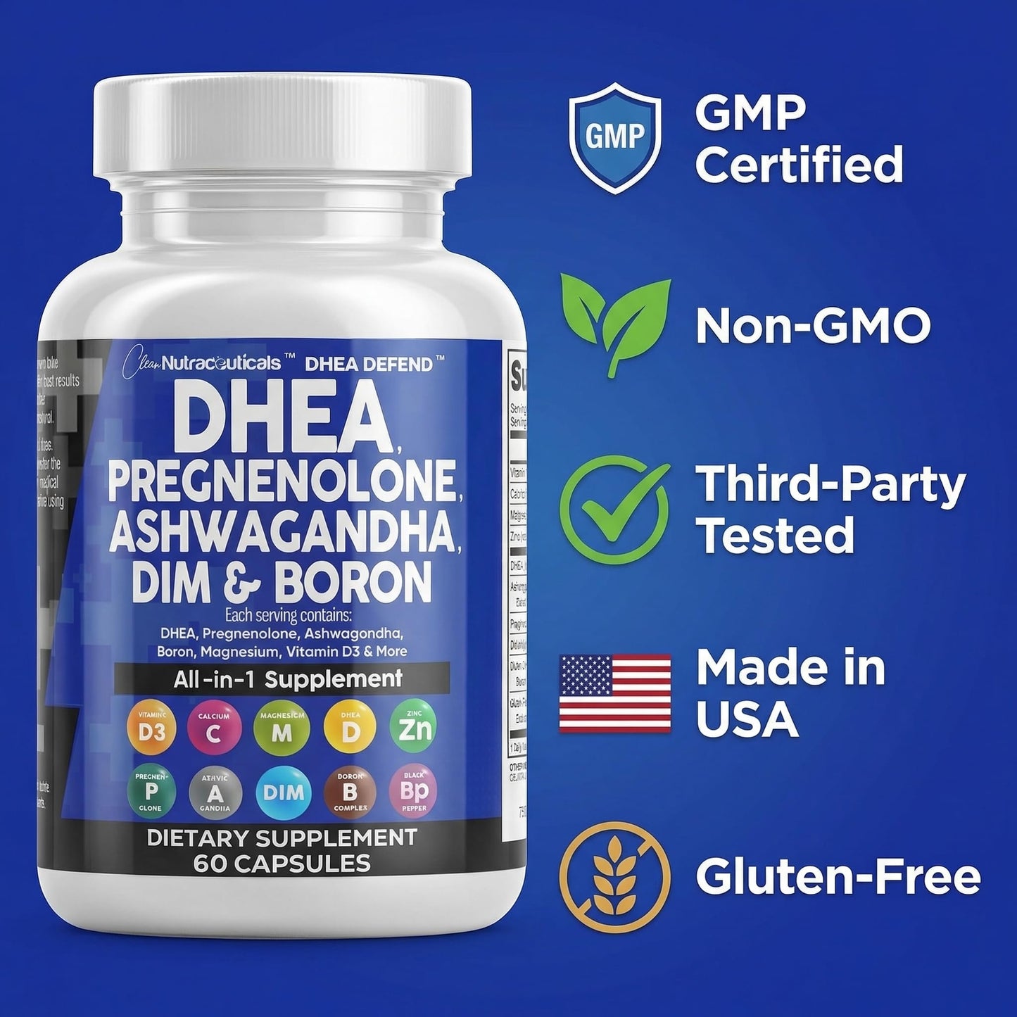 Clean Nutraceuticals premium hormone support dietary supplement