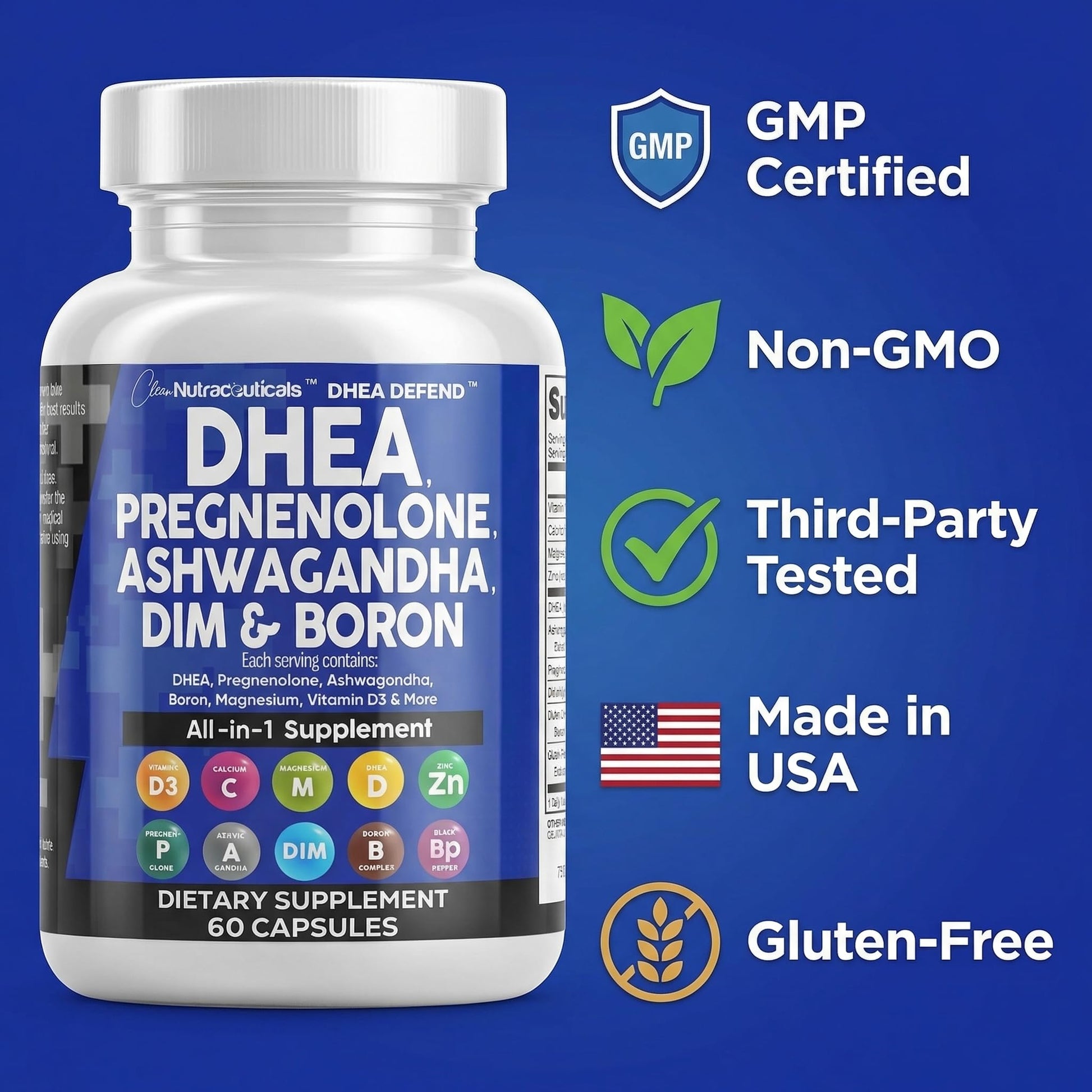 Clean Nutraceuticals premium hormone support dietary supplement
