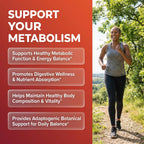 Clean Nutraceuticals metabolic support supplement capsules label detail