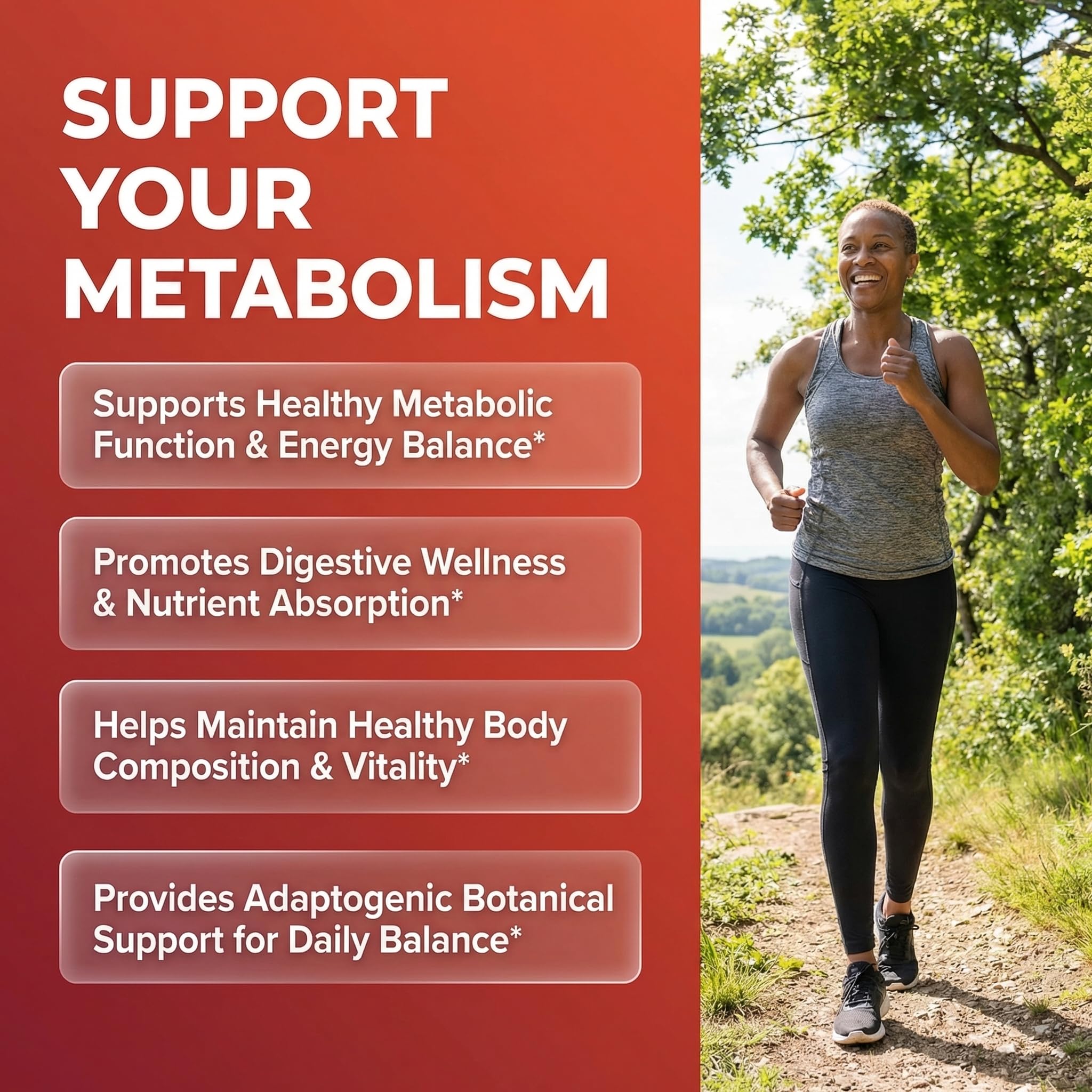 Clean Nutraceuticals metabolic support supplement capsules label detail