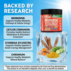 Back of Clean Nutra GlyciZen bottle showing supplement facts