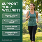 Clean Nutra chlorophyll greens supplement capsules label highlighting sea moss and ashwagandha