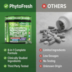 Authentic Clean Nutraceuticals non-GMO and vegan certified chlorophyll capsule bottle
