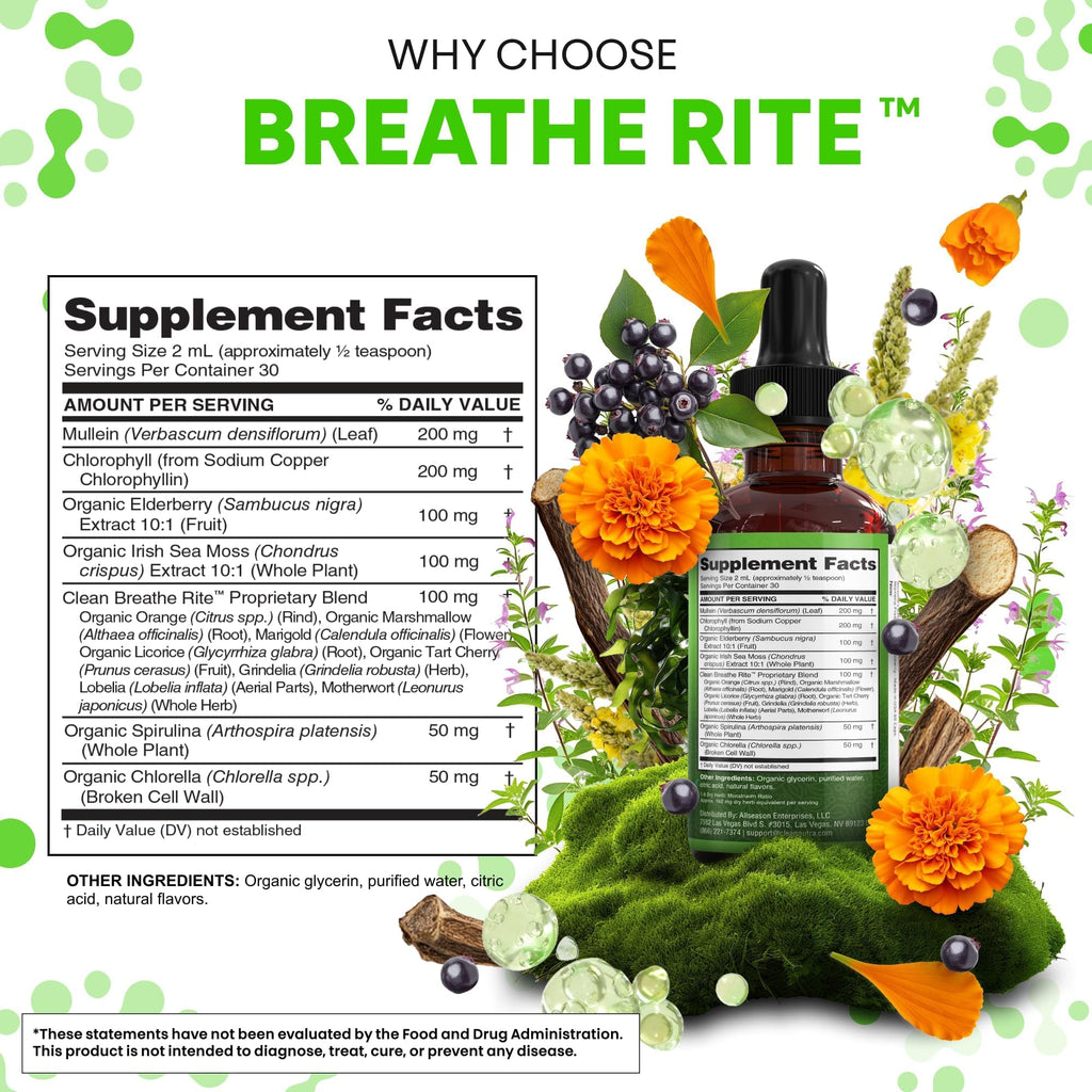 Clean Nutraceuticals Mullein Drops dropper mechanism showing the easy dosage application.