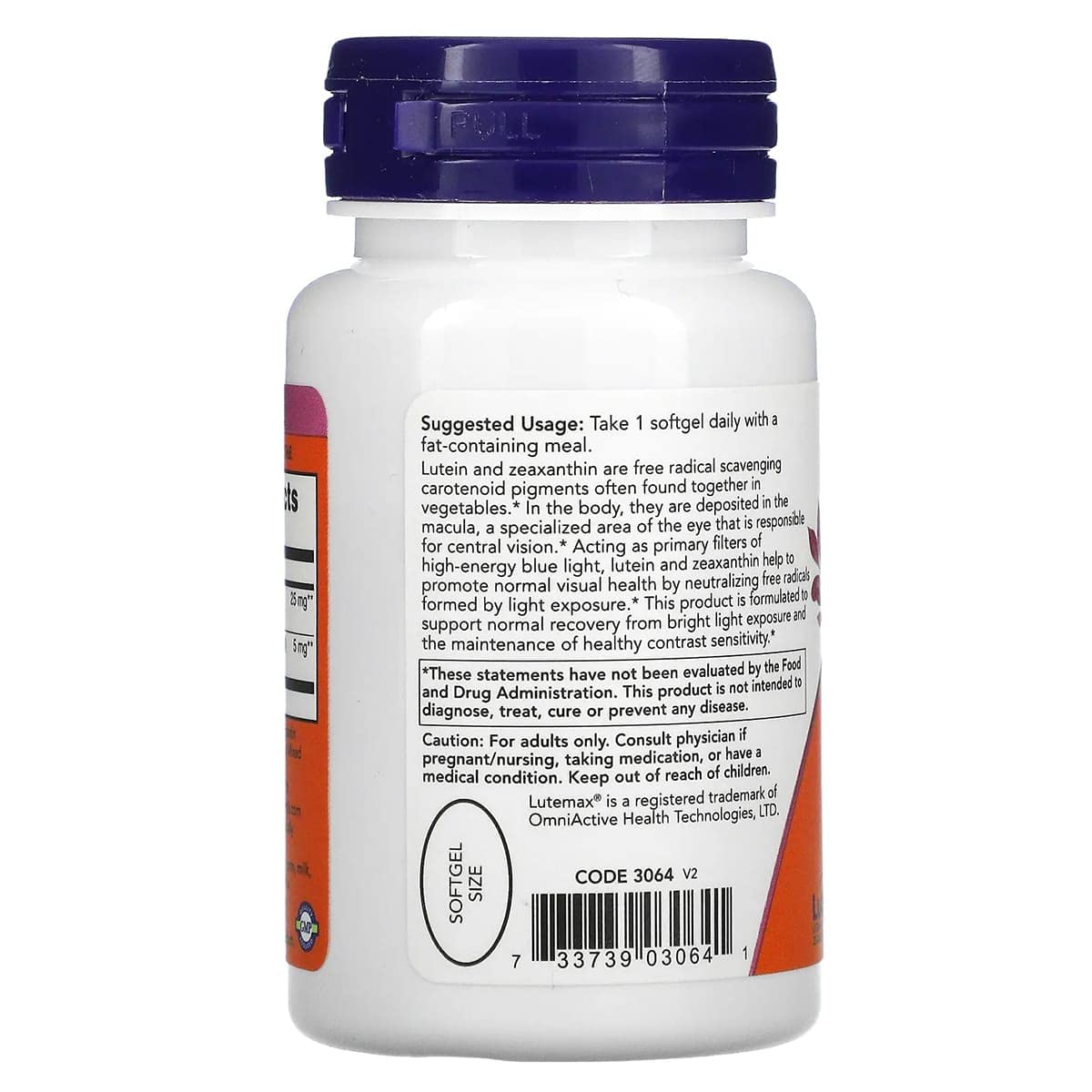 Now Foods Lutein and Zeaxanthin dietary supplement twin pack 120 count