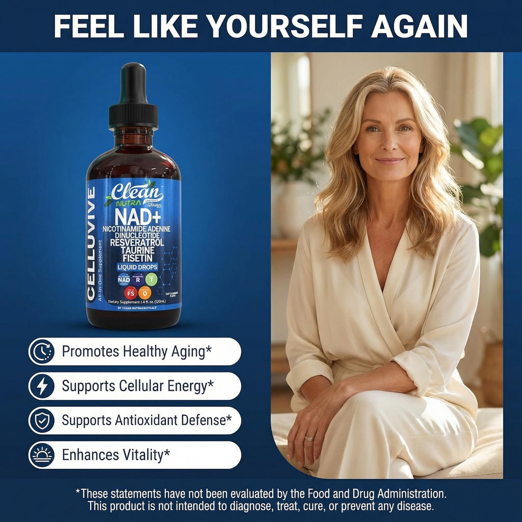 Clean Nutraceuticals NAD Plus packaging and bottle design