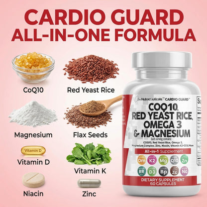 Clean Nutraceuticals CardioGuard all in one daily heart multivitamin bottle