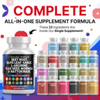 Clean Nutraceuticals Pulseplex 360 supplement facts and ingredient label