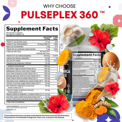 Authentic Clean Nutraceuticals 90 capsules bottle showcasing premium ingredients like nattokinase and garlic extract.