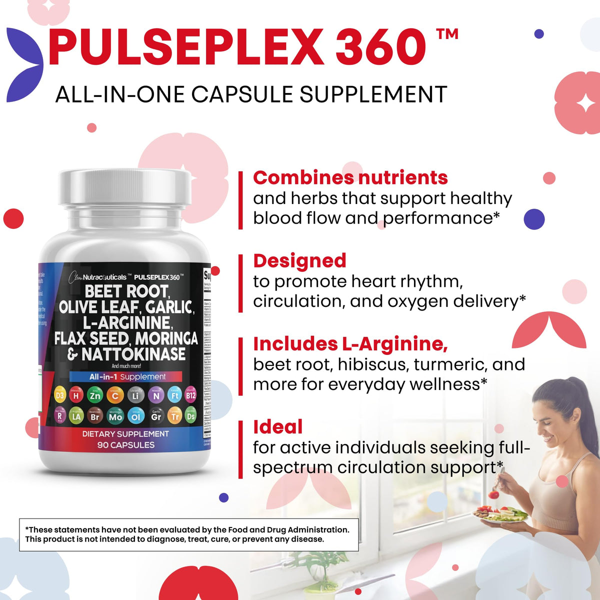 Clean Nutraceuticals cardiovascular support supplement bottle cap