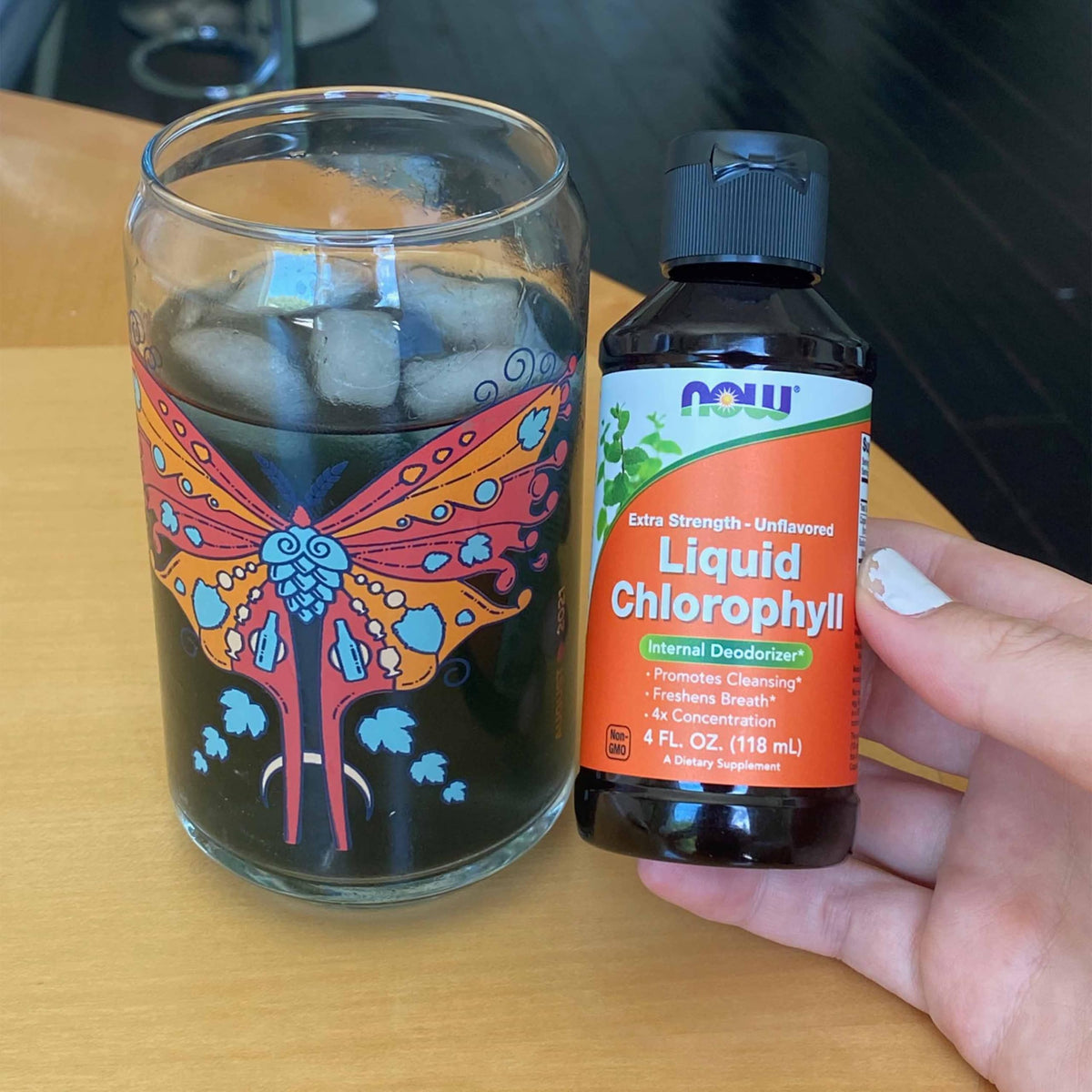 NOW Foods concentrated water soluble sodium copper chlorophyllin liquid