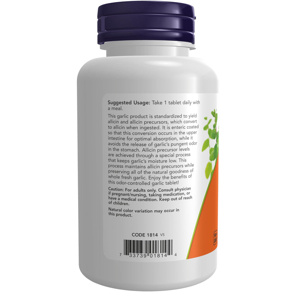 High potency 5000 mcg allicin potential garlic supplement nutritional facts
