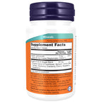 NOW Foods Copper Glycinate back label showing supplement facts