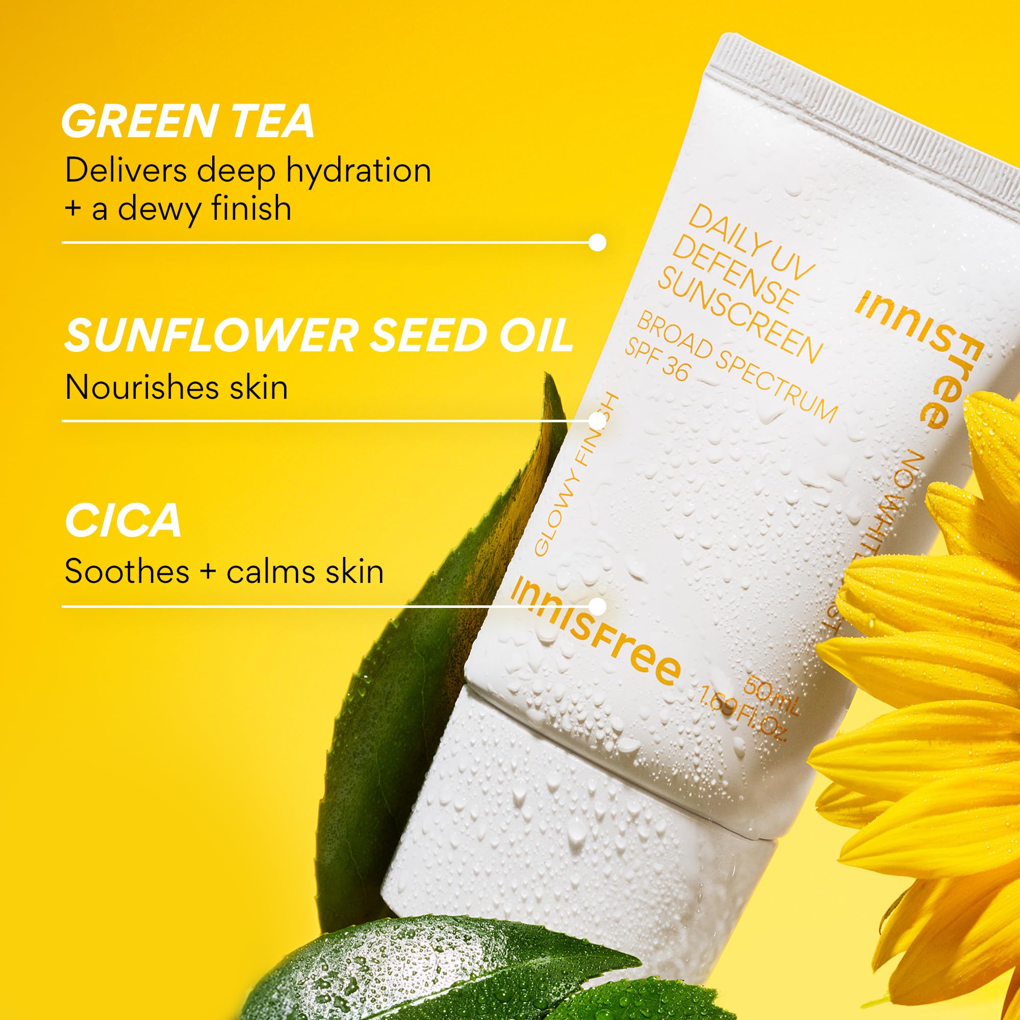 Broad spectrum UVA UVB protection face cream