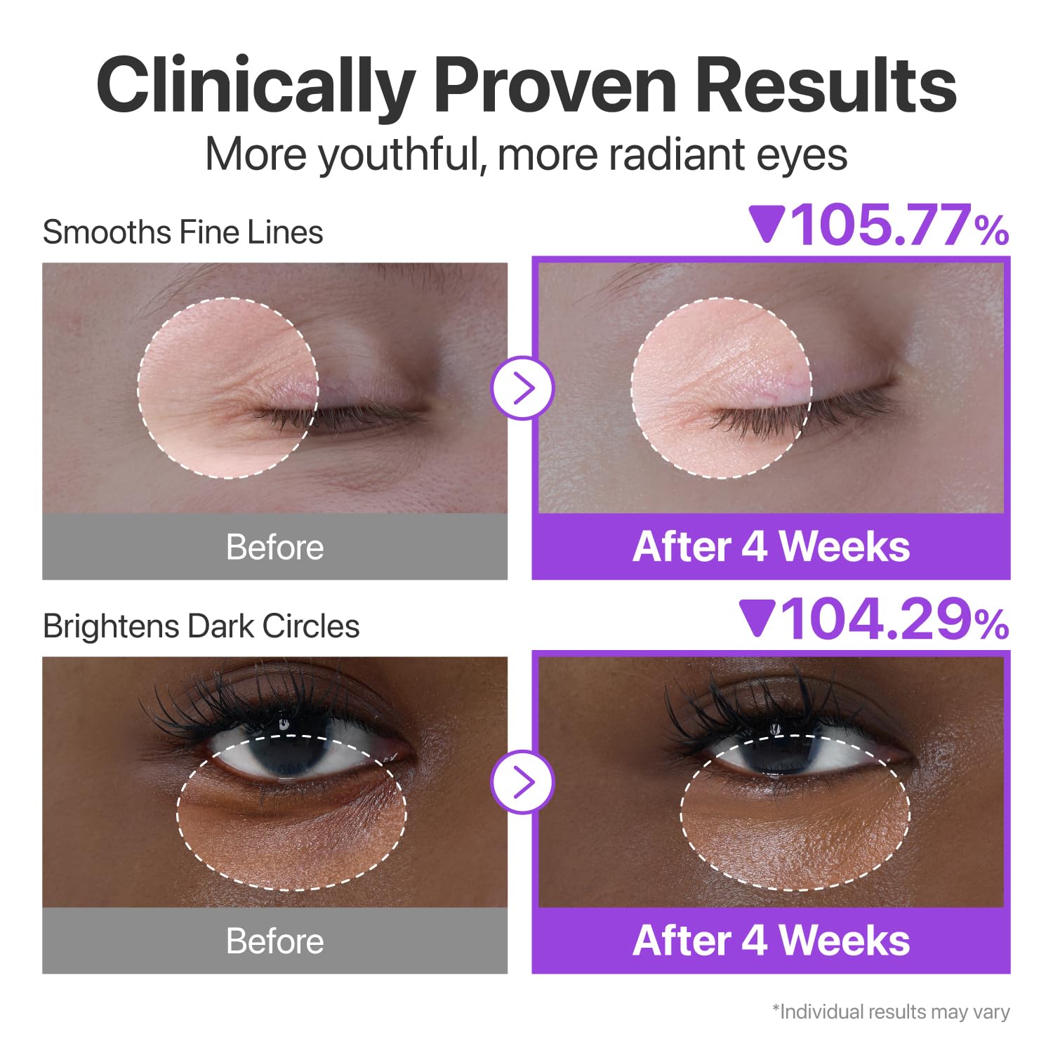 Numbuzin Number Nine Anti-Aging Eye Treatment texture close up on fingertips