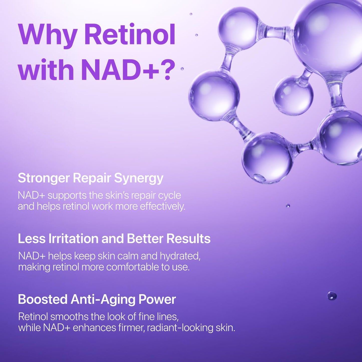 Numbuzin Number Nine NAD Plus Retinol Volumetox Serum 0.33 fluid ounce complete product contents