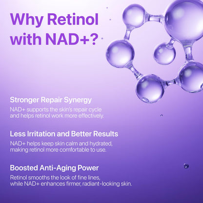 Numbuzin Number Nine NAD Plus Retinol Volumetox Serum 0.33 fluid ounce complete product contents