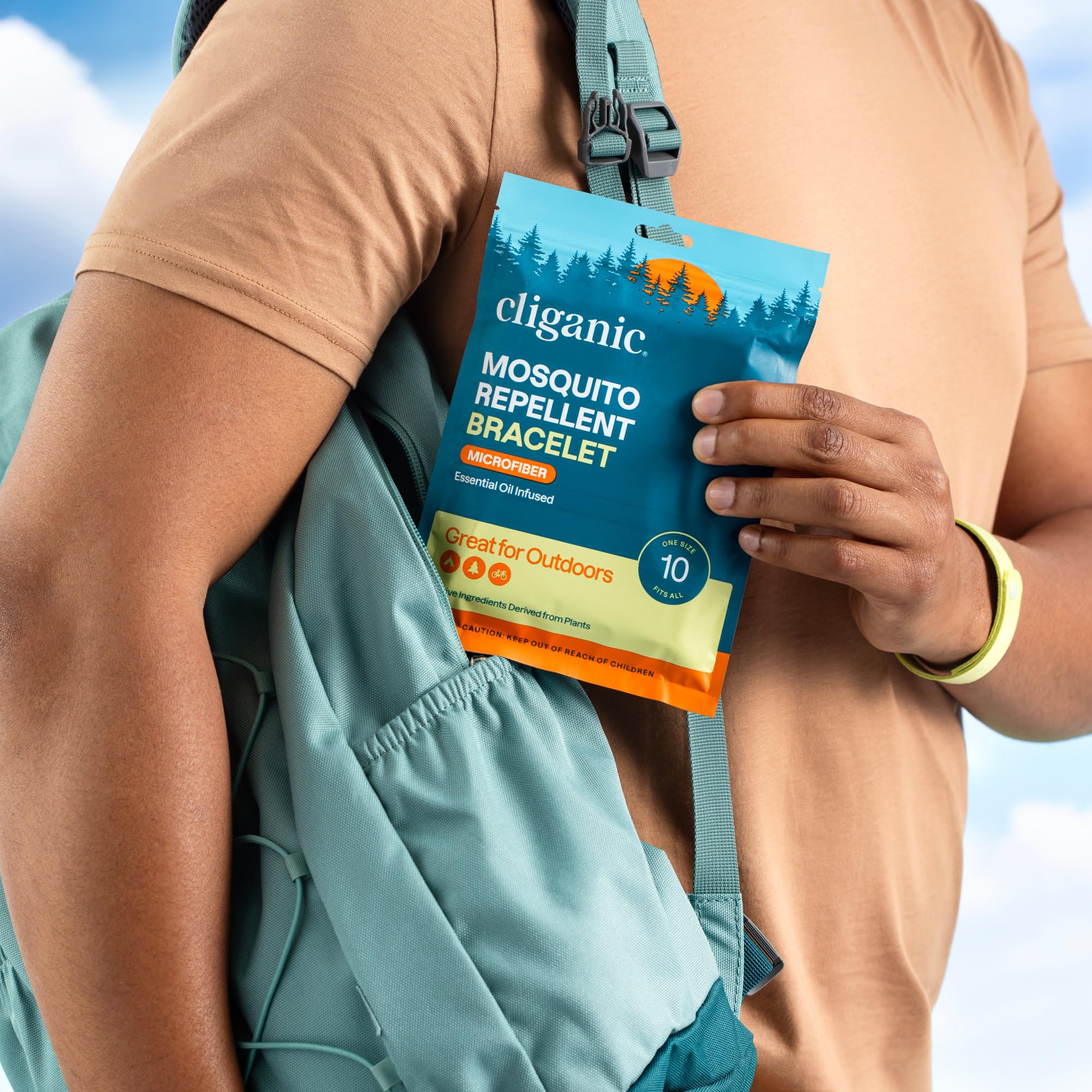 Cliganic DEET-free mosquito wristbands for kids and adults