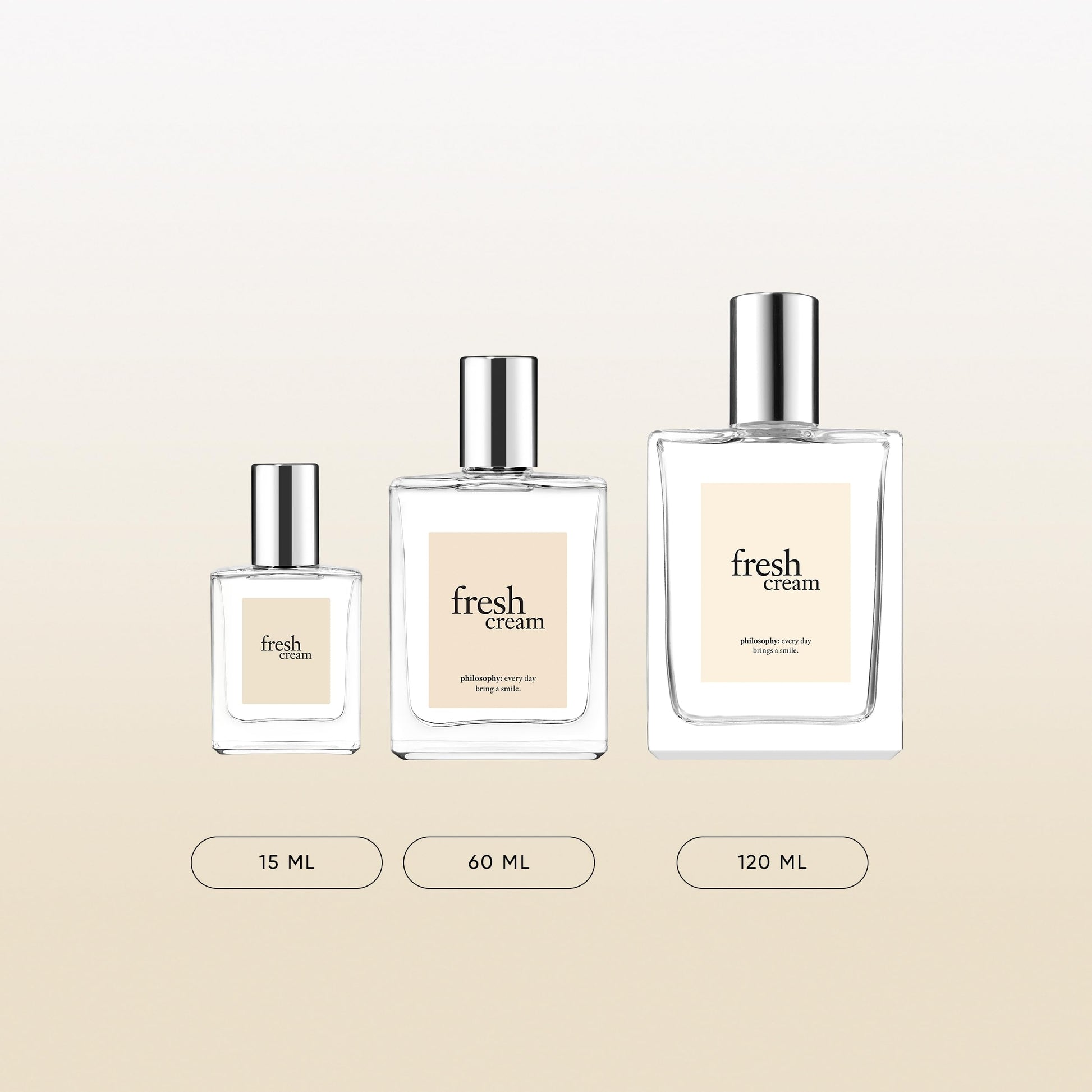 Authentic Philosophy Fresh Cream fragrance bottle on a clean background
