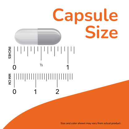 Side profile of NOW Foods Candida Support bottle highlighting non GMO and vegetarian product features