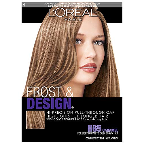 L'Oreal Paris Frost and Design cap hair highlights for long hair packaging back view