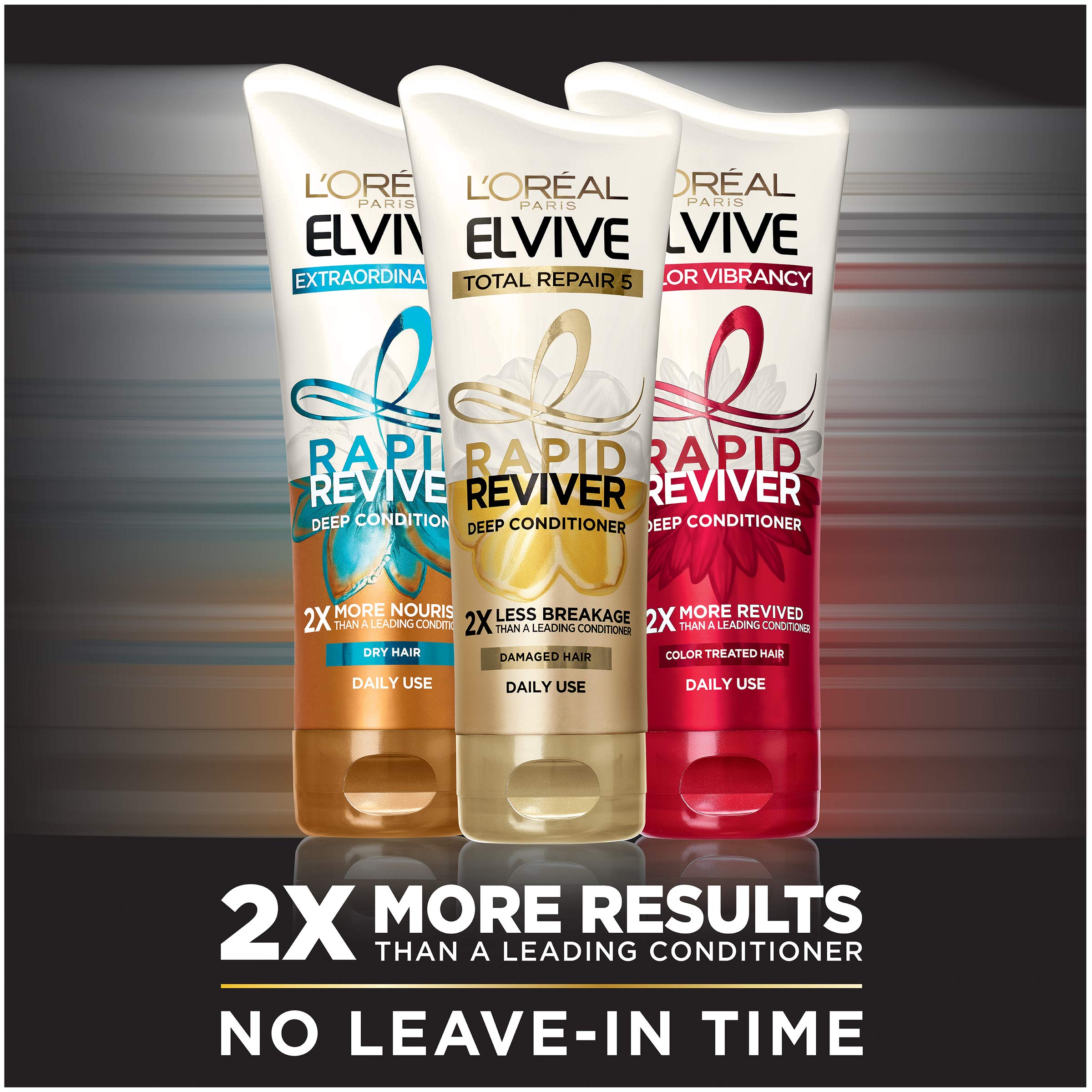 L'Oreal Paris Elvive Color Vibrancy sixty second deep conditioner bottle back text ingredients