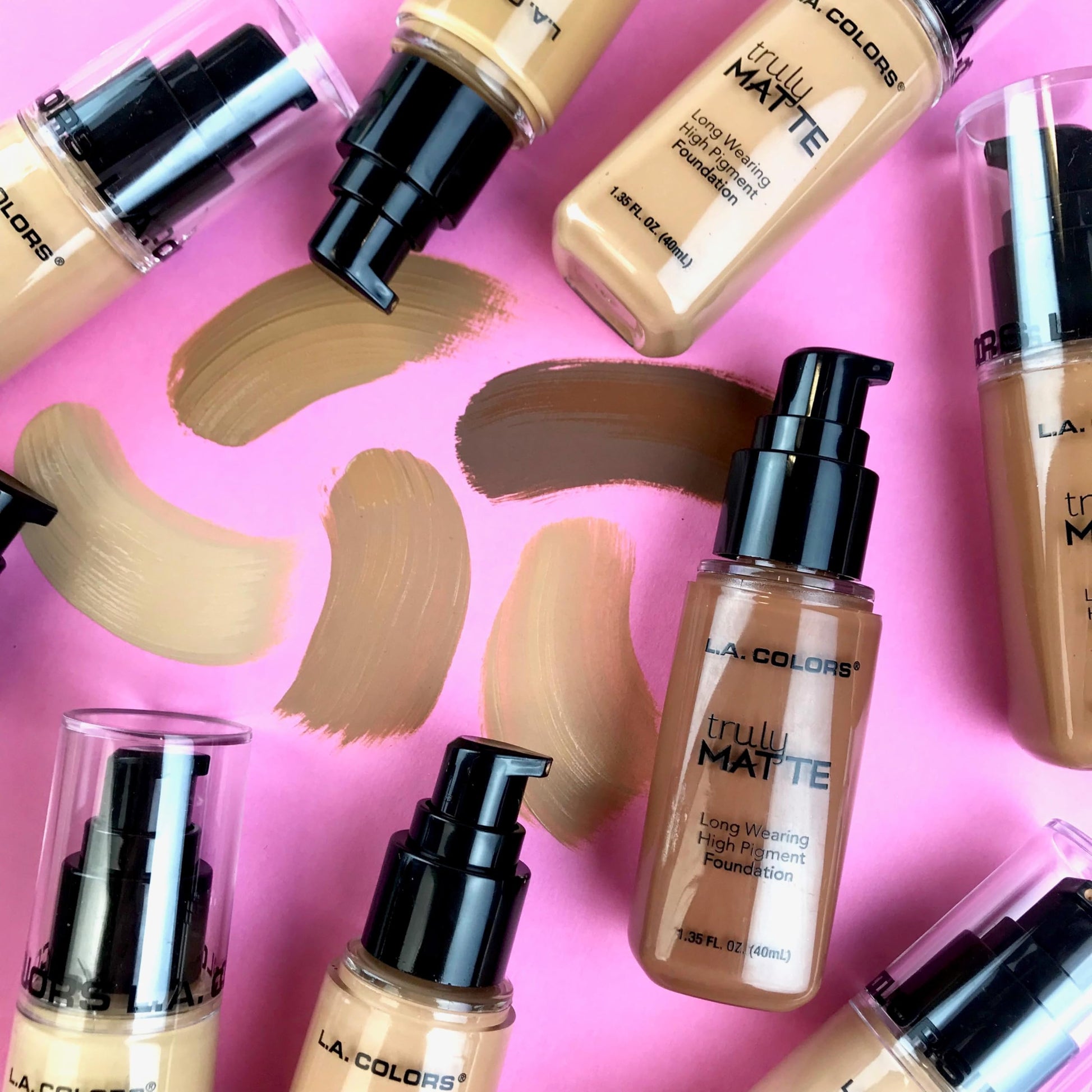 L.A. COLORS Truly Matte oil control face makeup product view