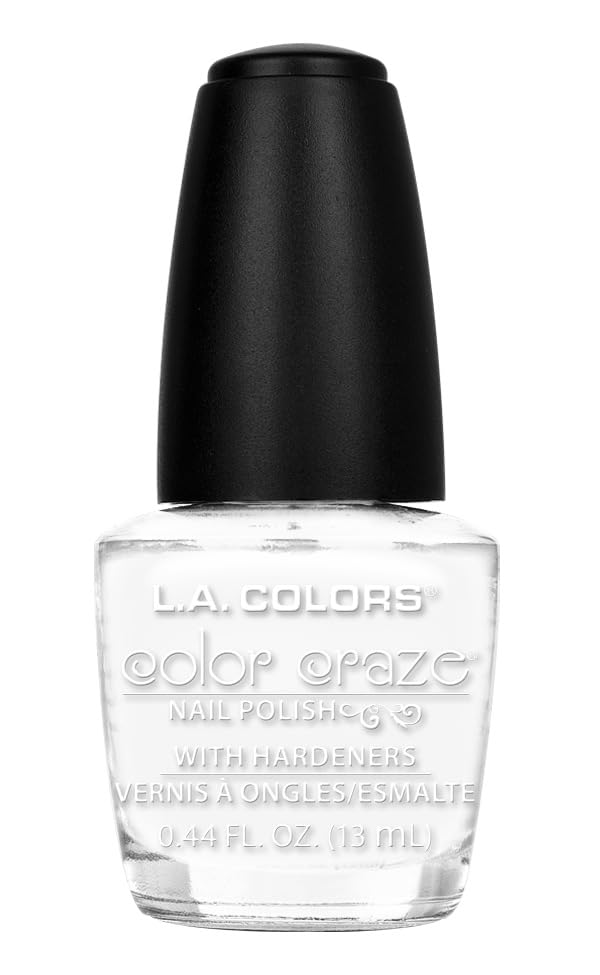 Close up of L.A. Colors neon nail polish shade Energy Source
