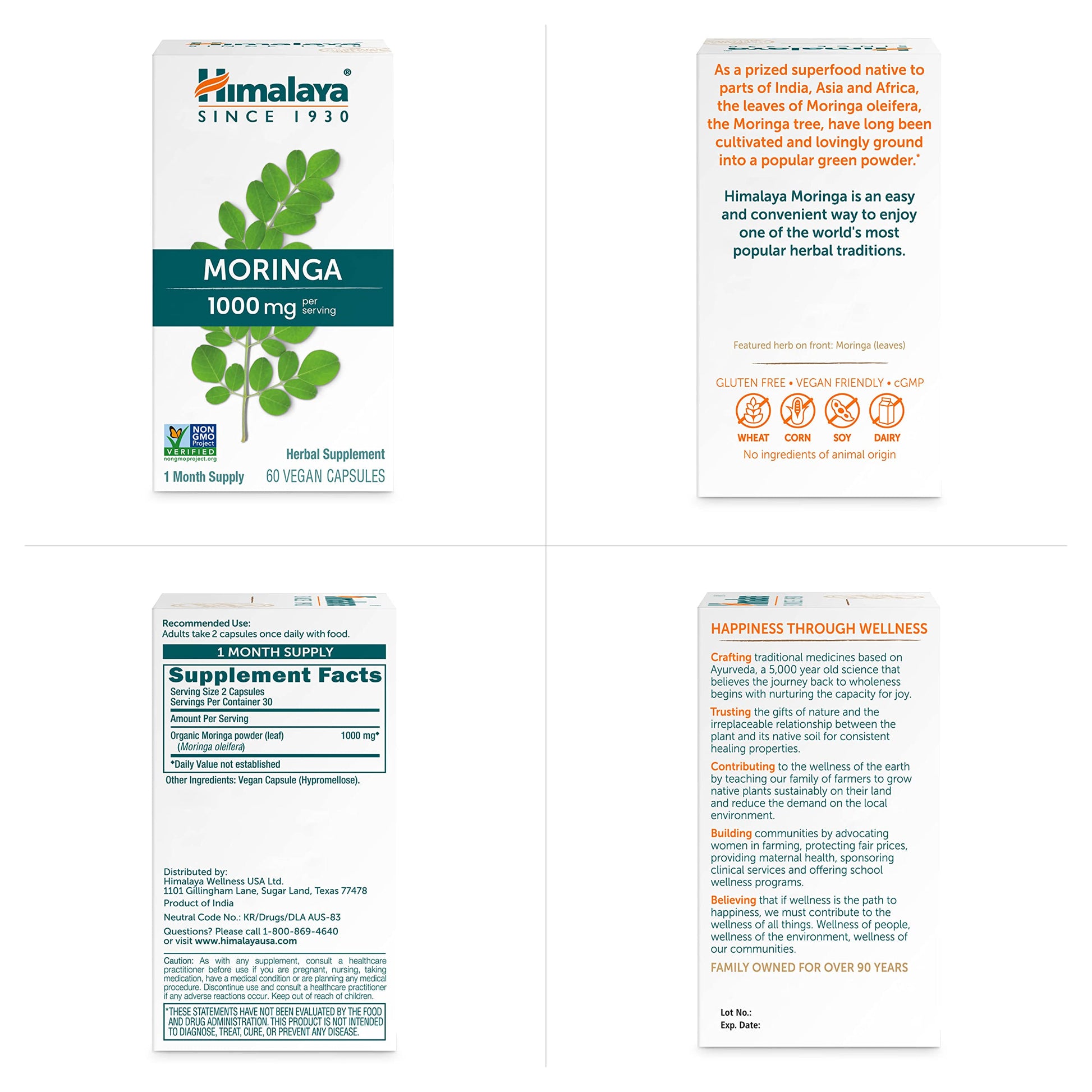 Himalaya Moringa capsules lifestyle wellness product shot