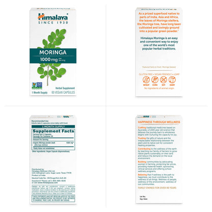 Himalaya Moringa capsules lifestyle wellness product shot