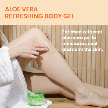 Back label of Himalaya Aloe Vera Refreshing Body Gel