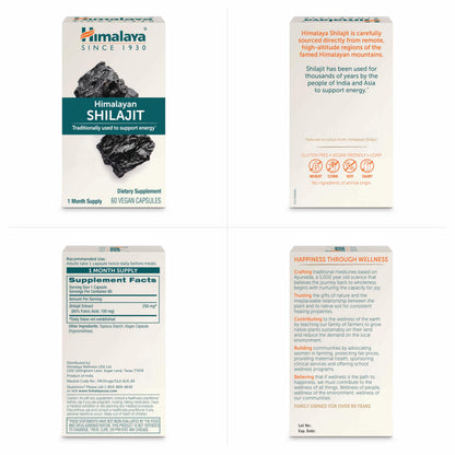 Secure packaging of Himalaya Shilajit Energy dietary supplement from Rudra Retails