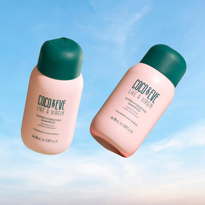 Coco and Eve Super Hydrating Cream Conditioner seventy milliliter bottle for detangling and smoothing frizzy hair