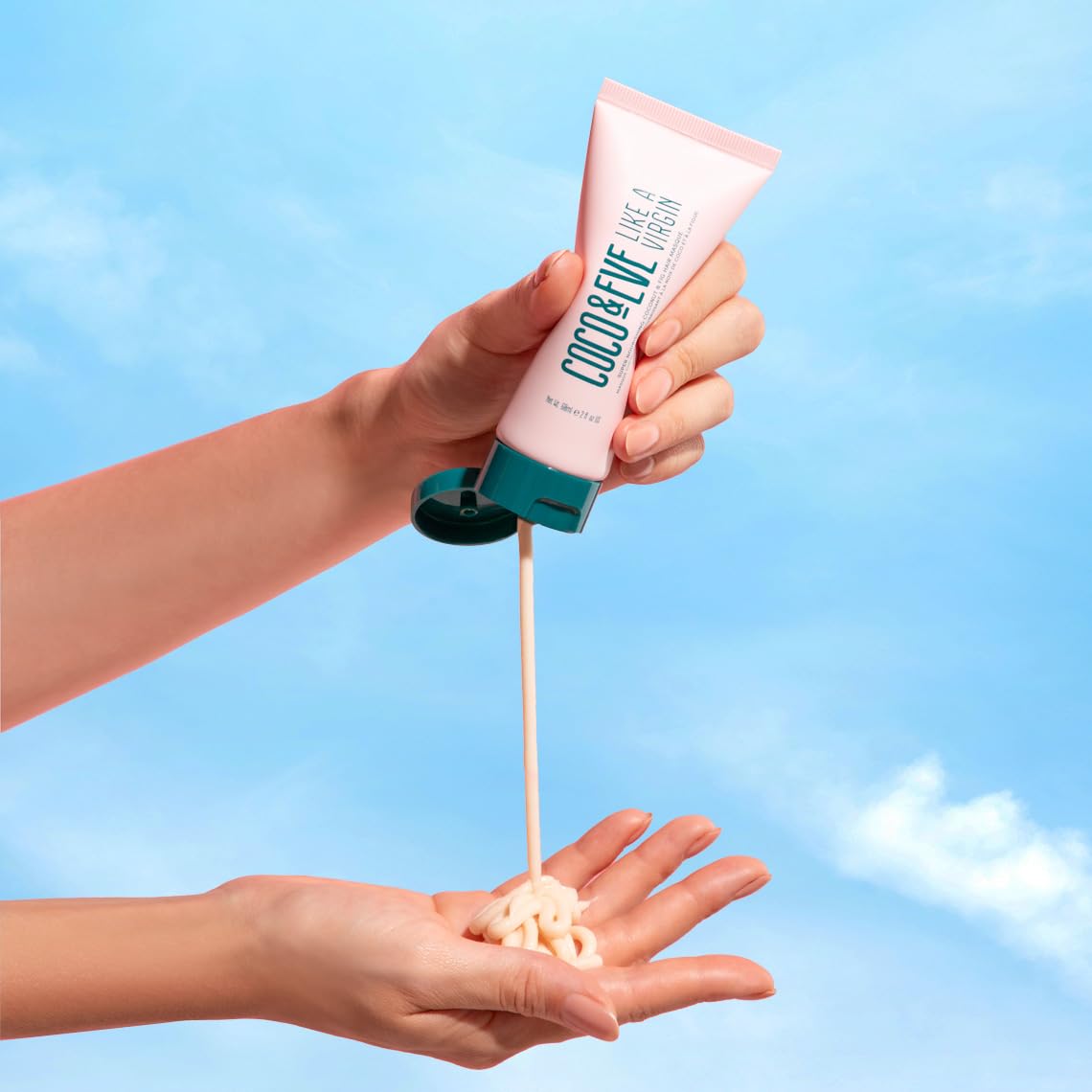 Coco and Eve Like A Virgin Nourishing Hair Masque sixty milliliter jar for intensive split end repair