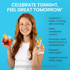 Authentic USA imported Himalaya PartySmart packaging displaying alcohol breakdown benefits
