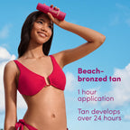 Coco and Eve express tanning mousse packaging side profile