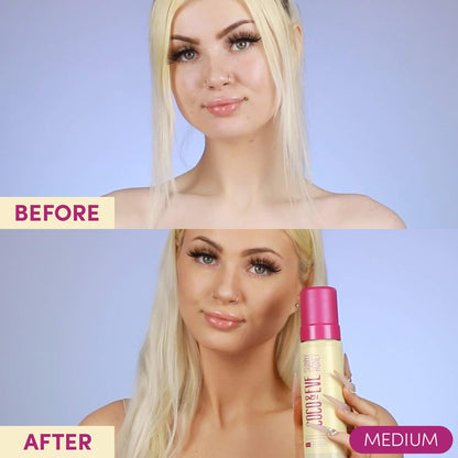 Coco And Eve bronze glow results on skin