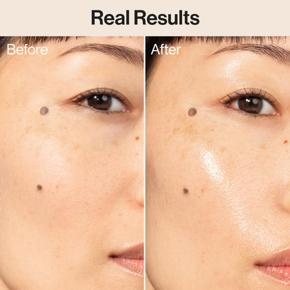 Honest Beauty Hydrogel Cream top view of the blue and white moisturizer lid