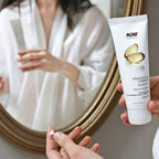 Now Foods vitamin E face and body cream lifestyle application