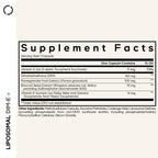 Codeage Liposomal DIM-E+ capsules nutritional supplement label details
