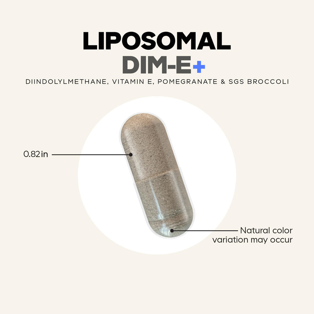Codeage Liposomal DIM-E+ product packaging lifestyle presentation