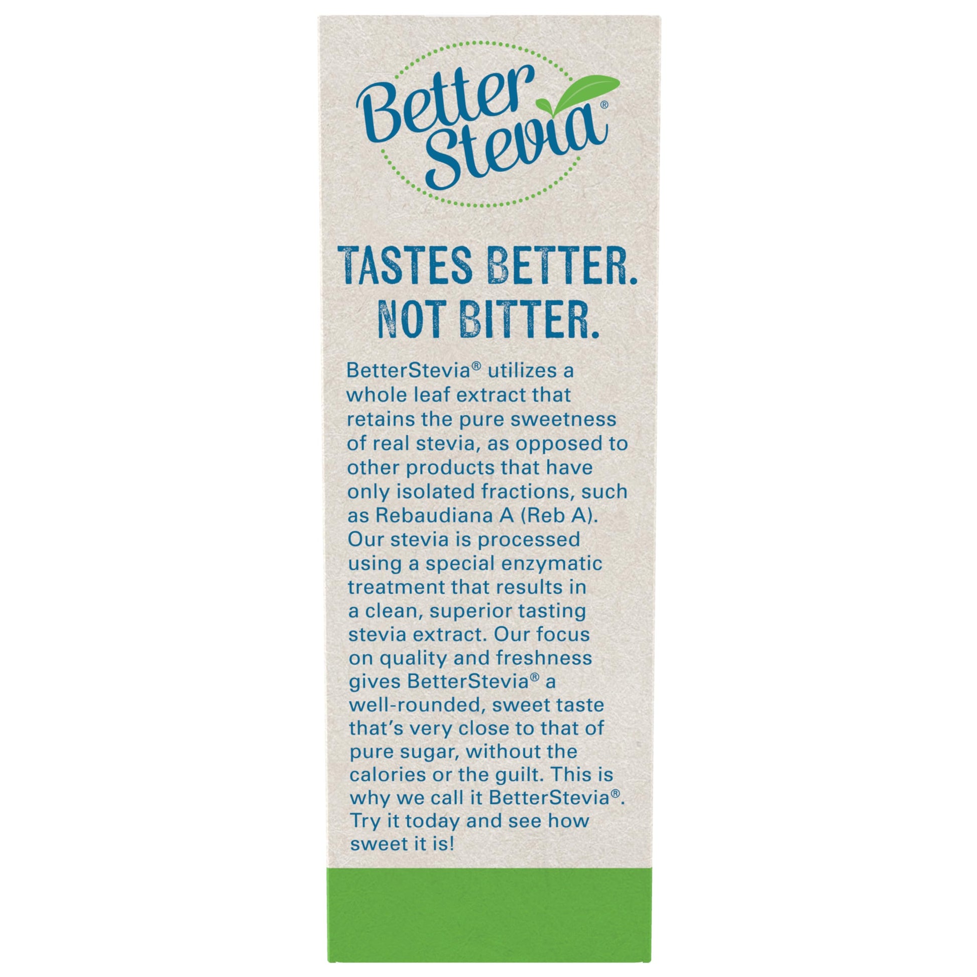 Certified organic non GMO project verified stevia packets lifestyle view