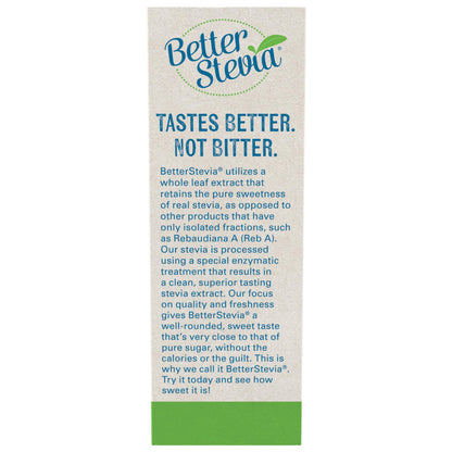 Certified organic non GMO project verified stevia packets lifestyle view