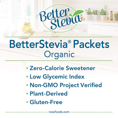Keto friendly gluten free tabletop sugar substitute packets close up