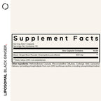 Codeage Kaempferia Parviflora 90 capsules packaging detail and liposomal delivery label