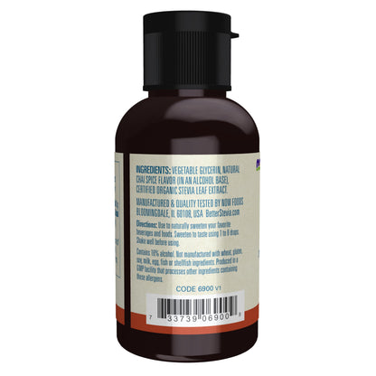 Keto friendly low glycemic sugar free stevia drops bottle from NOW Foods