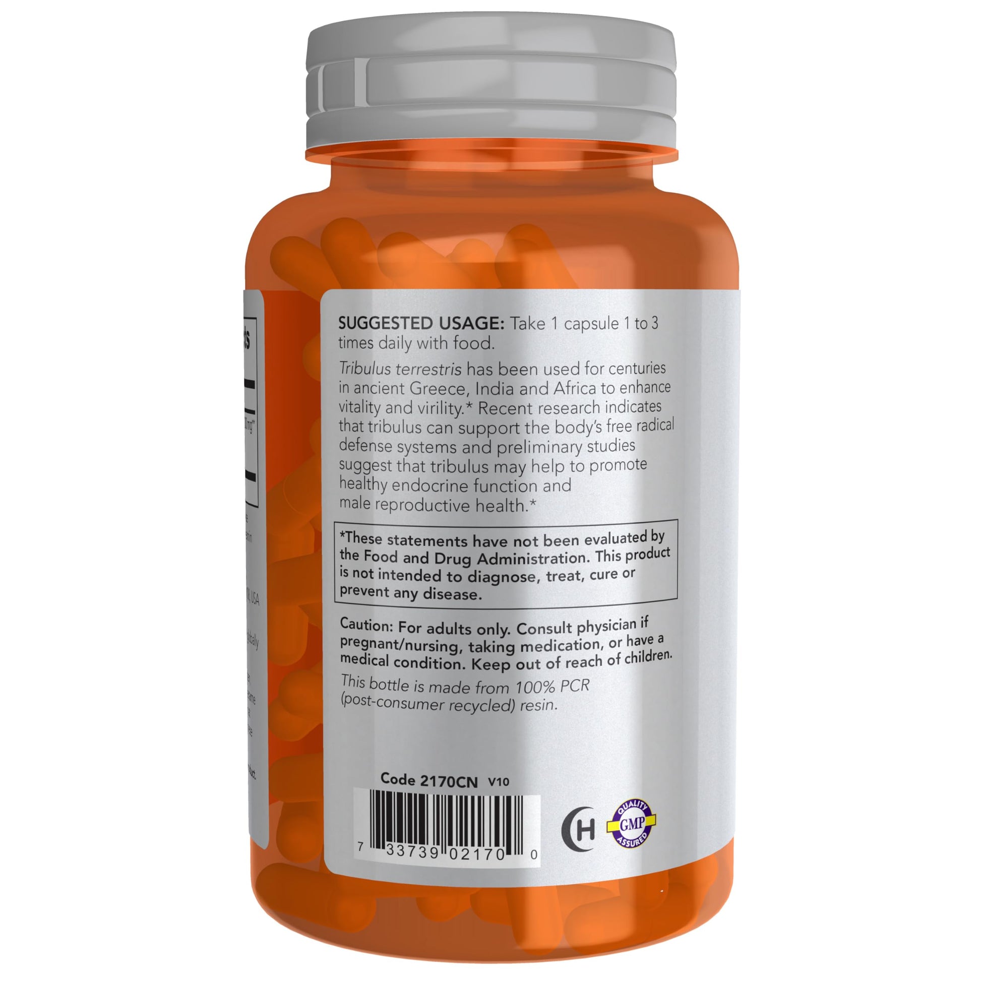 Now Sports Tribulus 500mg vegetarian capsules