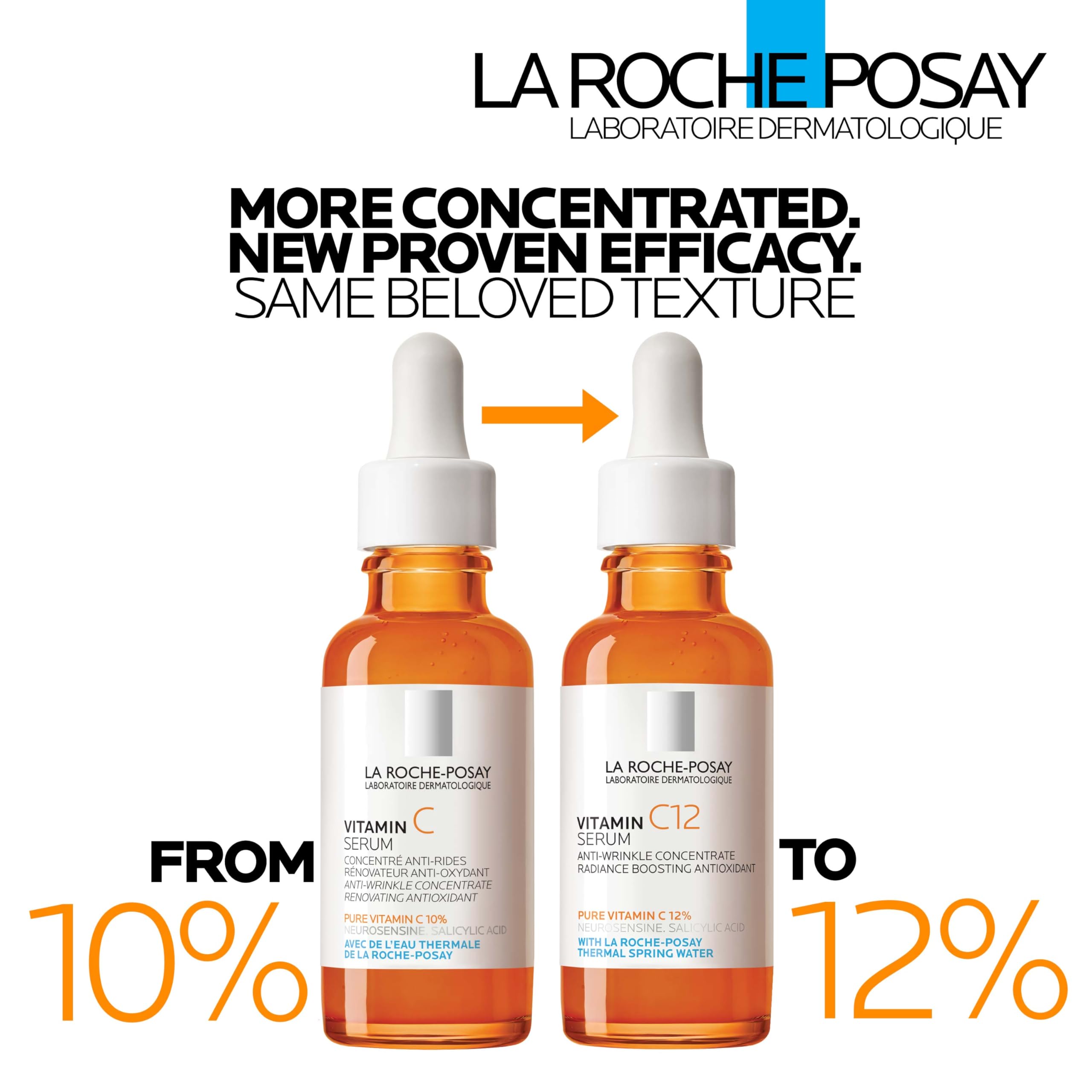 La Roche-Posay Vitamin C serum bottle and dropper close up