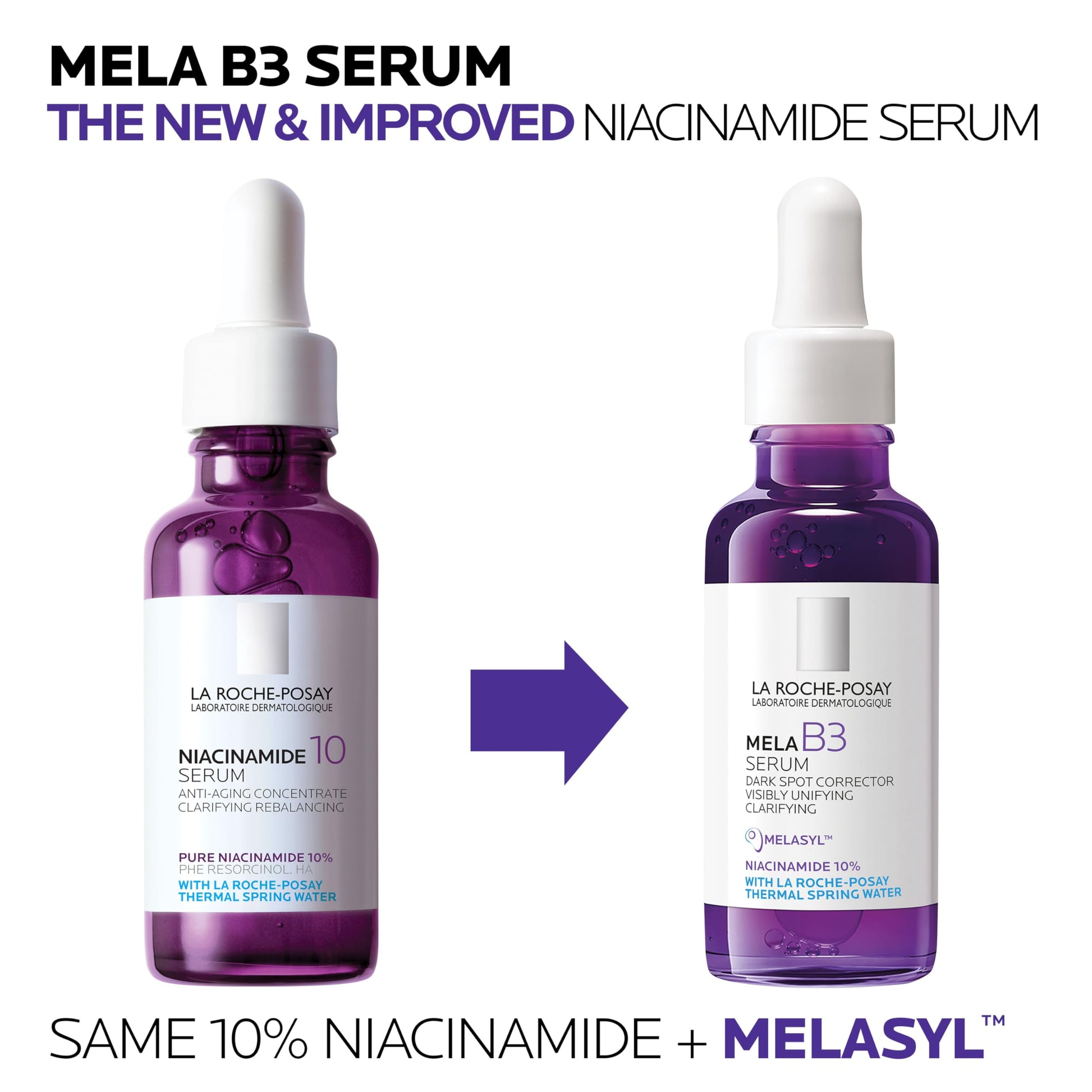 La Roche-Posay Mela B3 Serum box label details