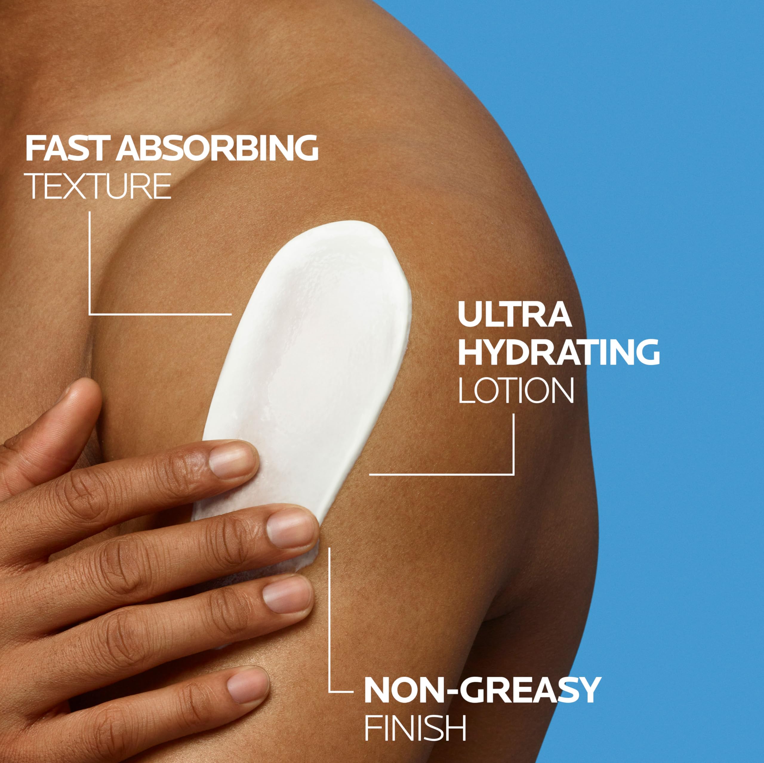 Back label of La Roche-Posay Lipikar Urea 10 Percent body lotion